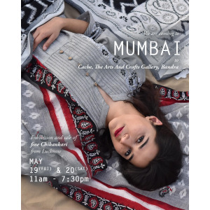 Hi Mumbai! We will be exhibiting for the first time after a long long time in Bandra at Caché, The Arts & Crafts Gallery. Bringing our summer collection full of cottons, Kotas, organzas, chanderis, tissues, ikats and more.  . Venue: Caché, the Arts & Craf